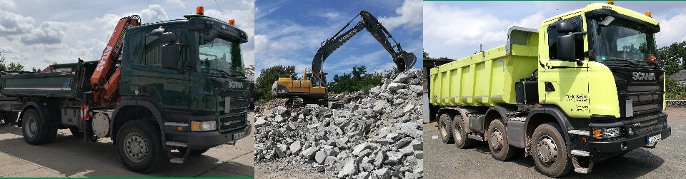 Schüttgüter Betonbruch Mutterboden